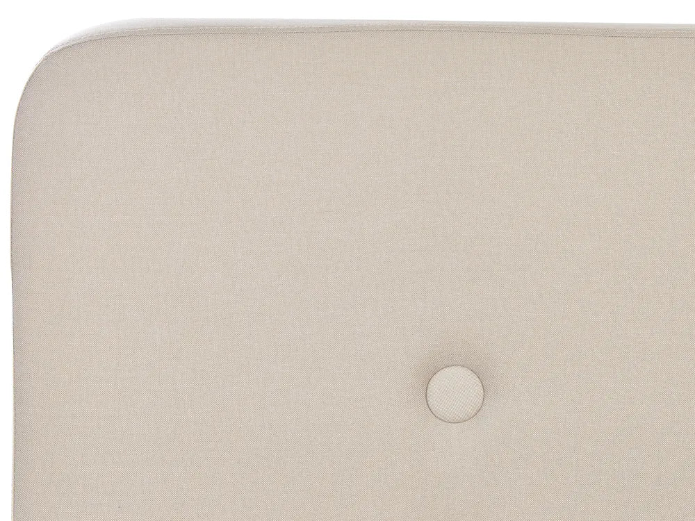 Ottoman Bed Fabric 160 x 200 cm (EU King Size) Beige Ambrey