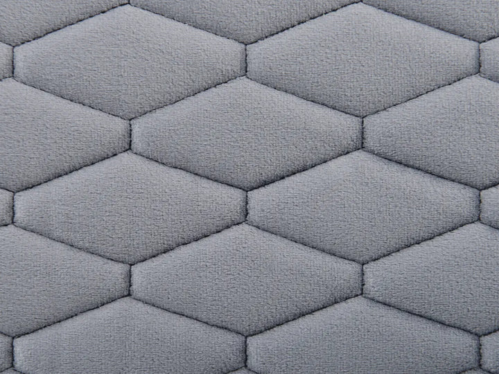 Bed Velvet 180 x 200 cm (EU Super King) Light Grey Canuto