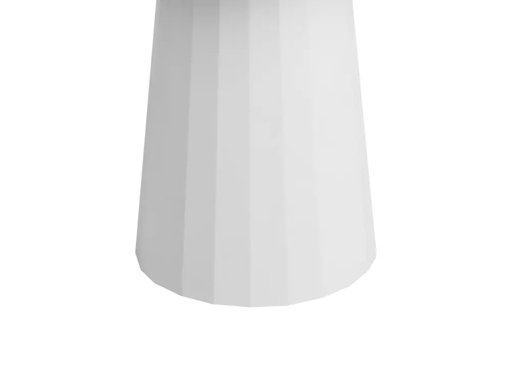 Dining Table White 100 cm 100 cm Metal Bronx