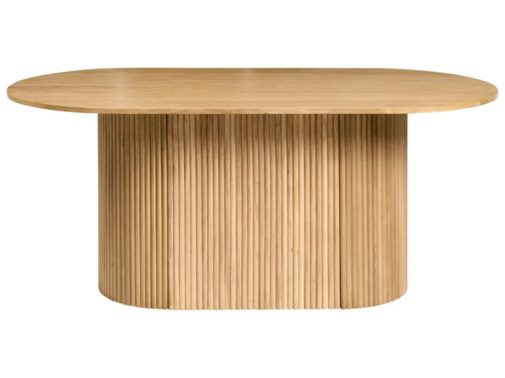 Dining Table Light Oak 90 cm 180 cm Gallman