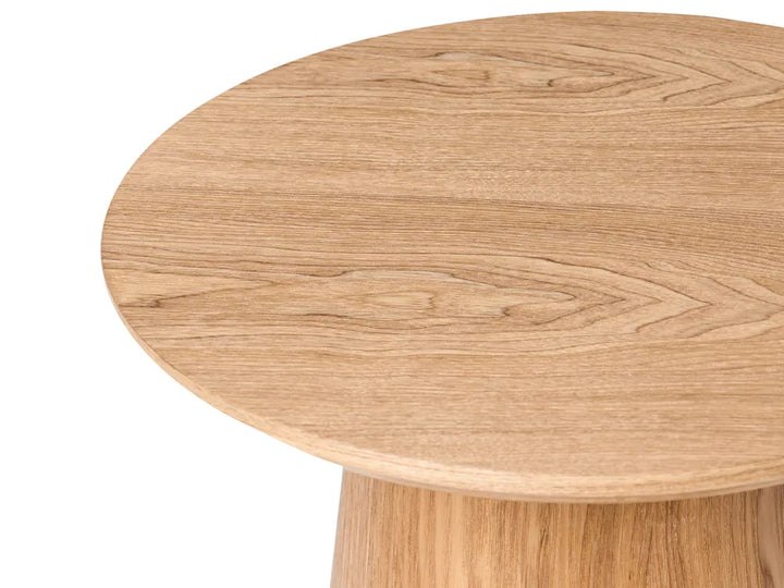 Side Table Light Ash Wood Teneile
