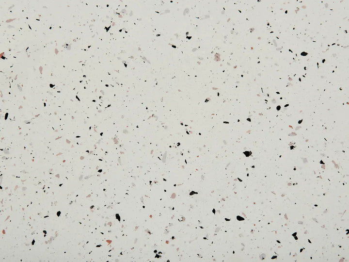 Side Table 50 cm 50 cm White Terrazzo Rohun