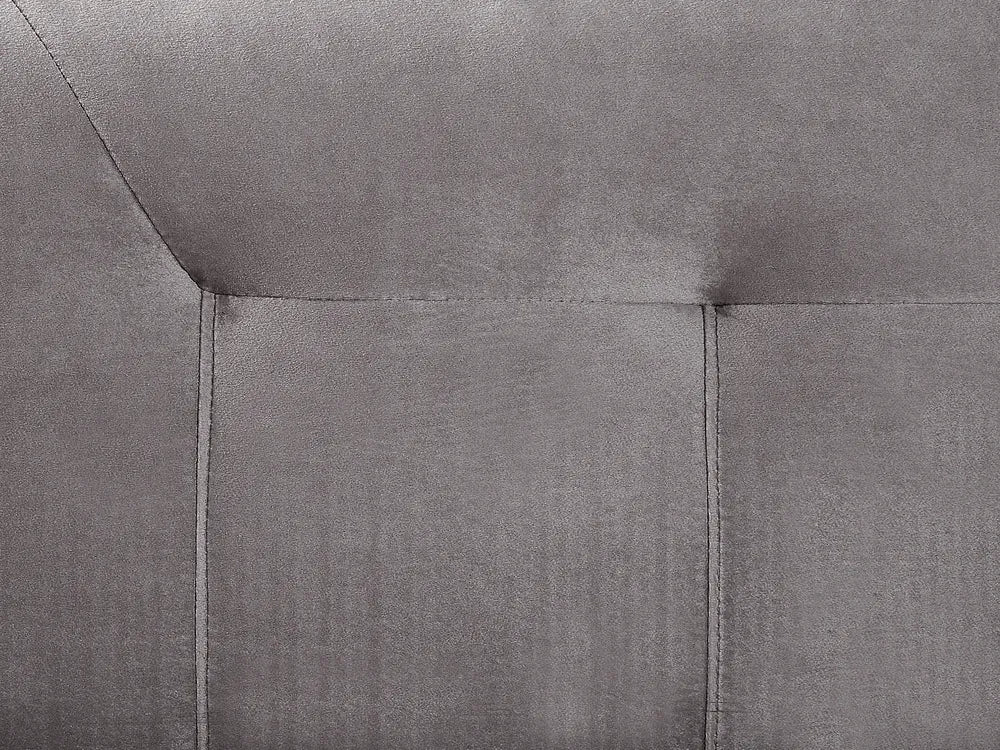 Divan Bed Velvet 180 x 200 cm (EU Super King) Grey Concorde
