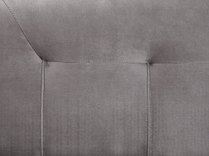 Divan Bed Velvet 180 x 200 cm (EU Super King) Grey Concorde