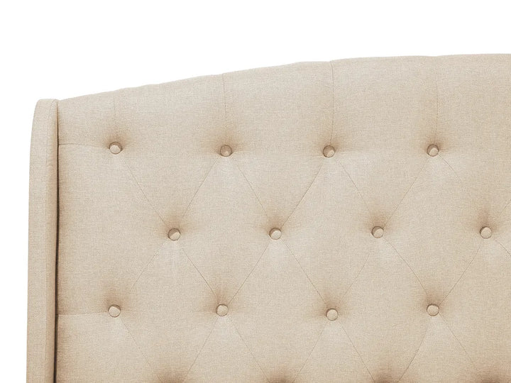 Bed Fabric 180 x 200 cm (EU Super King) Beige Litta