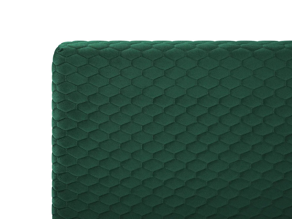Bed Velvet 140 x 200 cm (EU Double) Dark Green Canuto