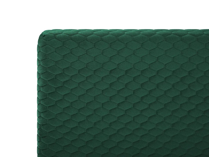 Bed Velvet 140 x 200 cm (EU Double) Dark Green Canuto