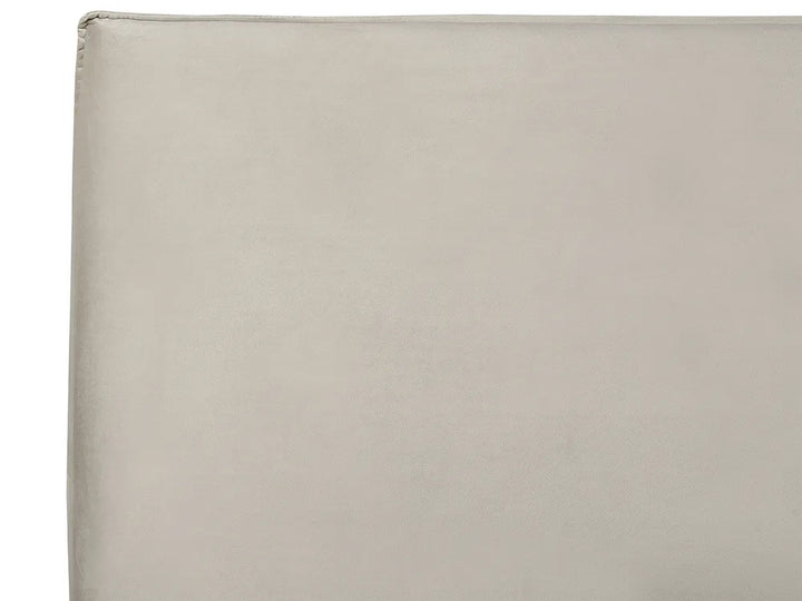 Ottoman Bed Velvet 180 x 200 cm (EU Super King) Taupe Ameire