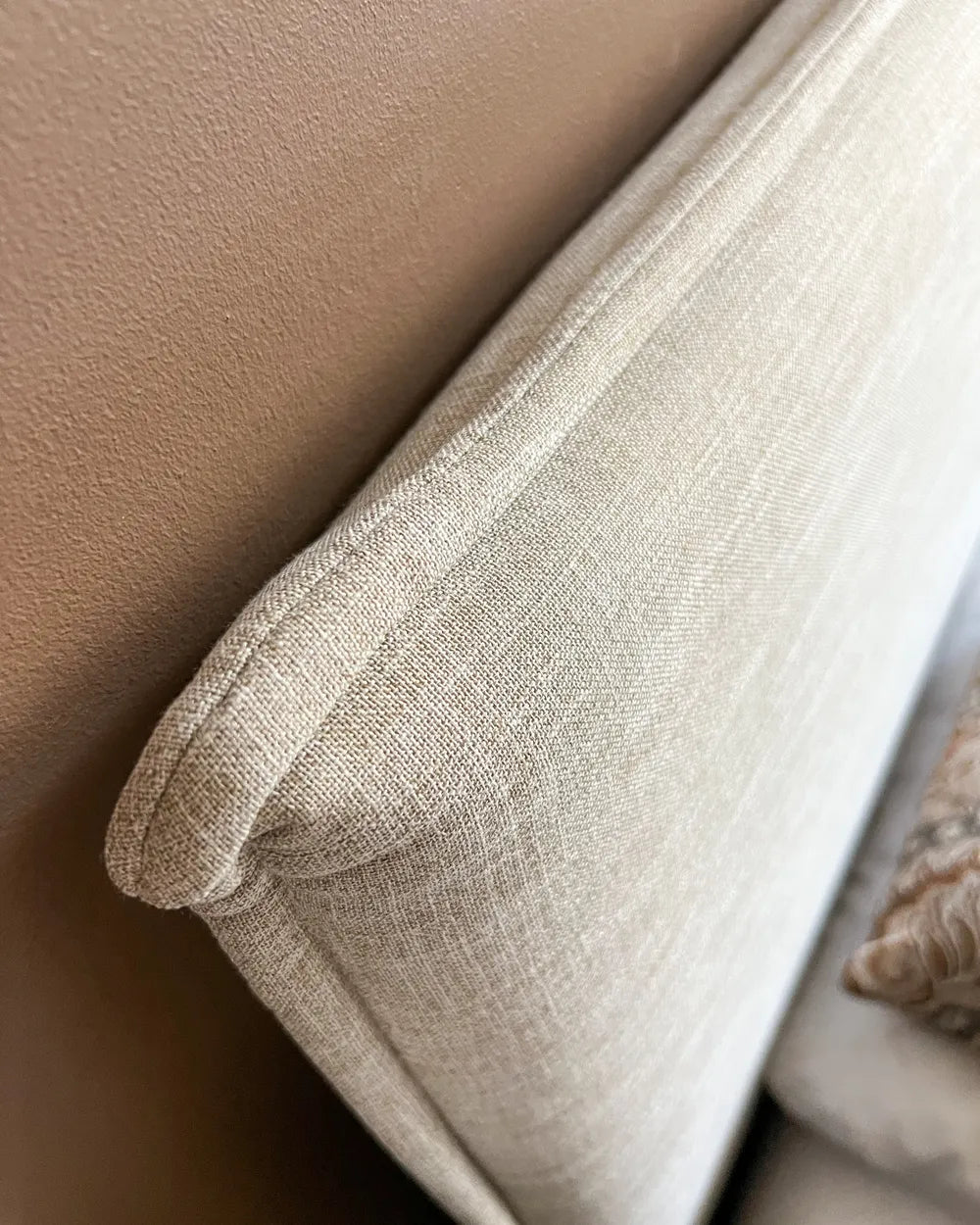 Bed Fabric 140 x 200 cm (EU Double) Beige Morghen