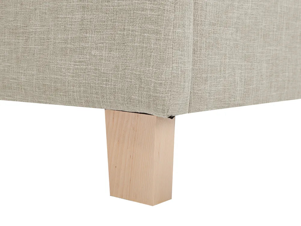 Bed Fabric 140 x 200 cm (EU Double) Beige Morghen