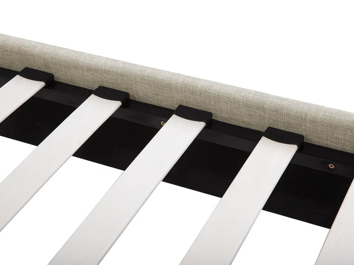 Bed Fabric 140 x 200 cm (EU Double) Beige Morghen