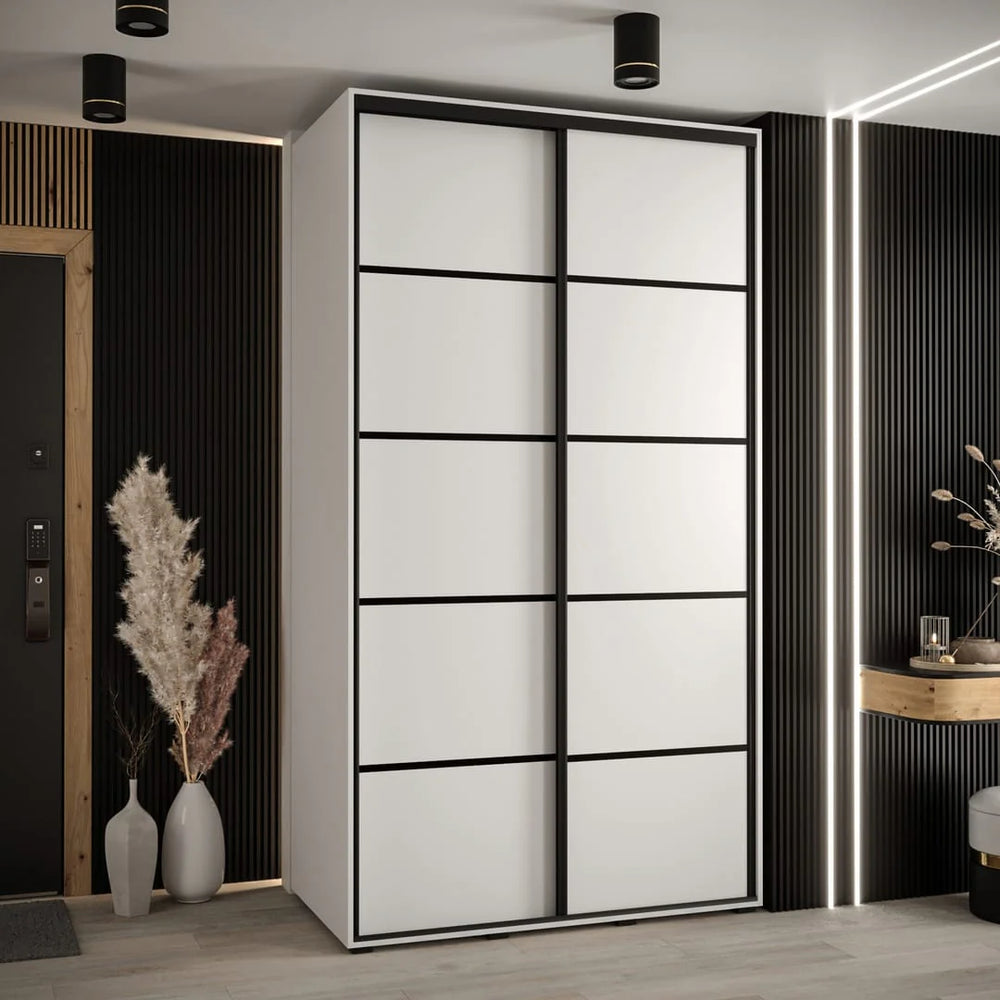 Cannes IV Sliding Door Wardrobe 140cm
