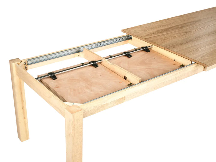 Extending Dining Table Light Ash Wood 180/280 cm 100 cm Diehl