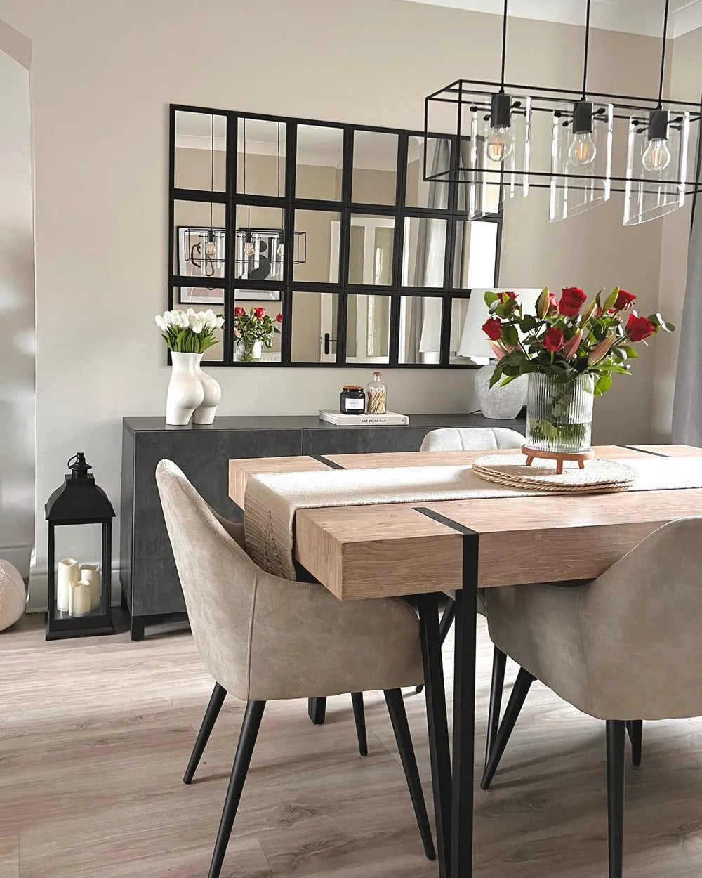 Dining Table Light Brown 180 cm 90 cm Feodora