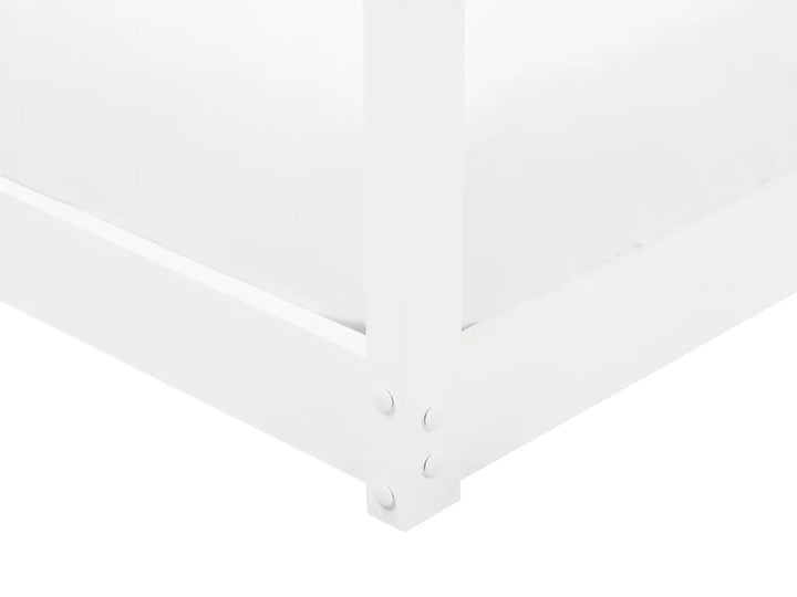 Bunk Bed House Pine Wood 90 x 200 cm (EU Single) White Madrid