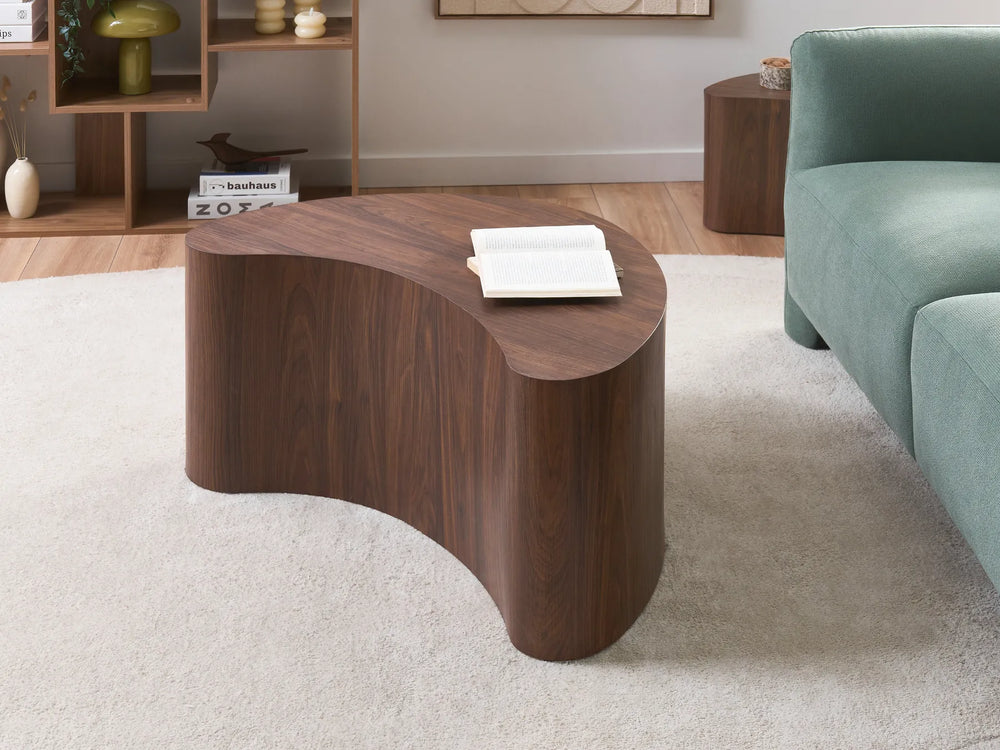 Modern wooden coffee table design