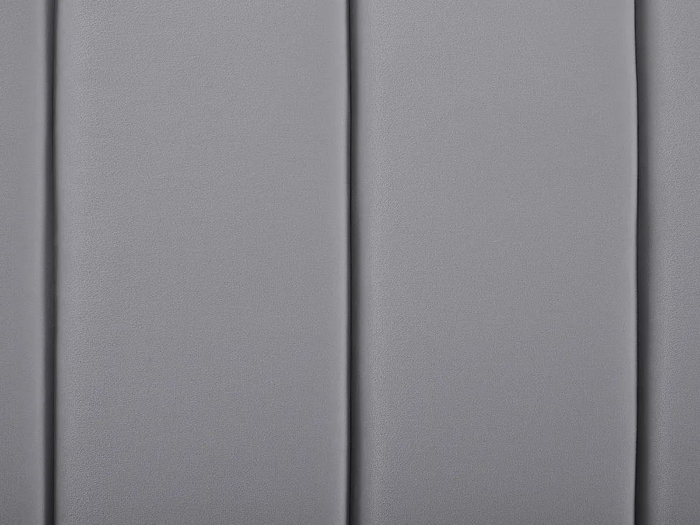 Bed Velvet 140 x 200 cm (EU Double) Grey Charleston
