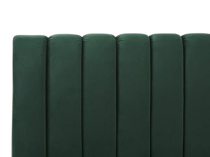 Bed Velvet 180 x 200 cm (EU Super King) Emerald Green Charleston