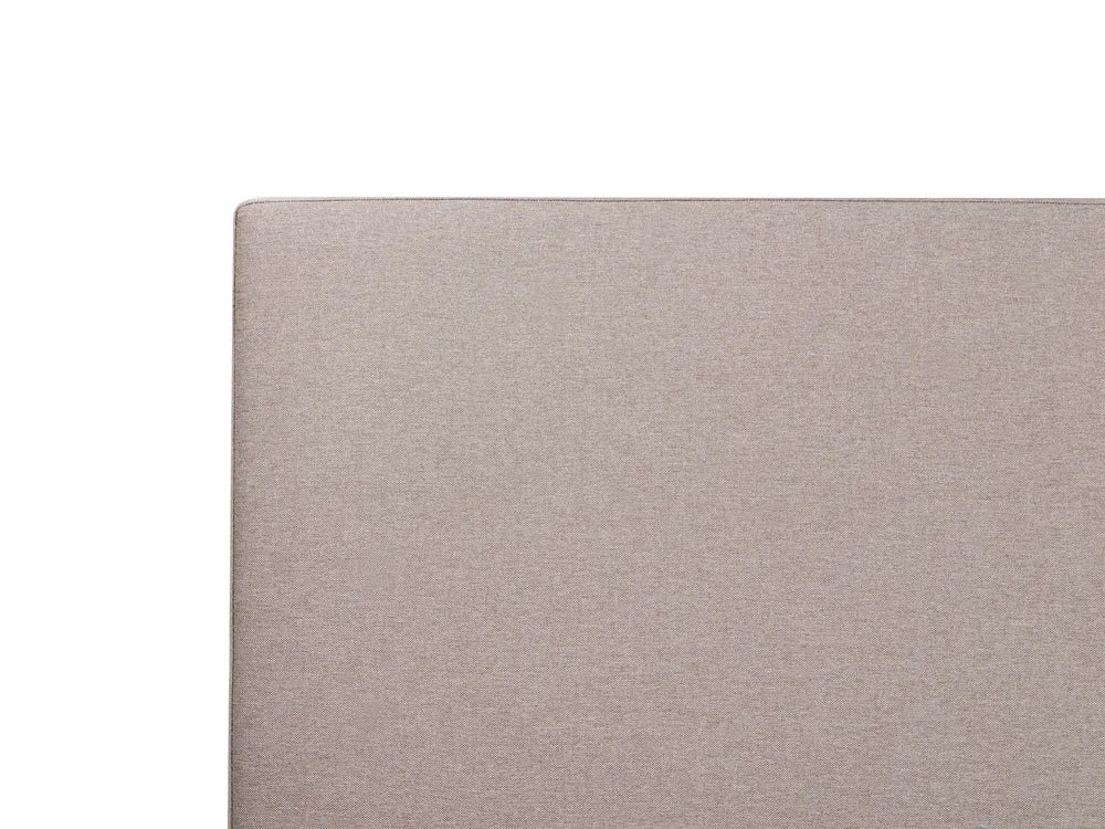 Ottoman Bed Fabric 180 x 200 cm (EU Super King) Taupe Emery