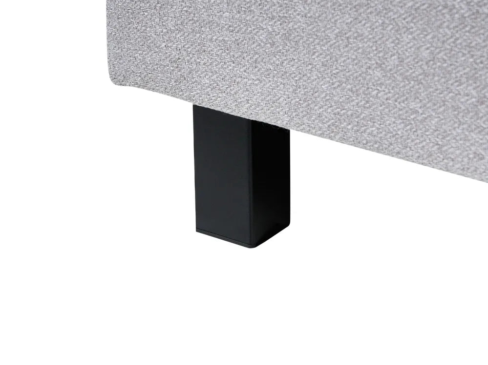 Bed Fabric 90 x 200 cm (EU Single) Light Grey Morghen