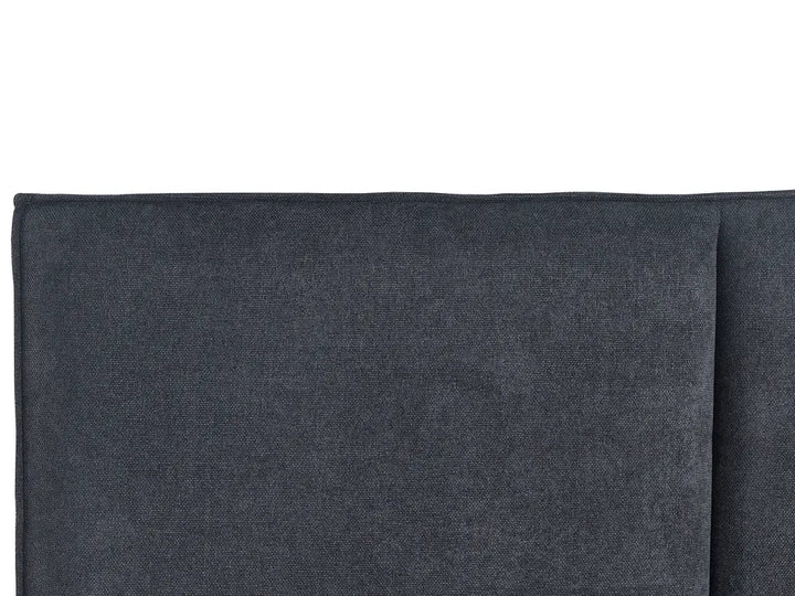 Bed Fabric 140 x 200 cm (EU Double) Dark Grey Selina
