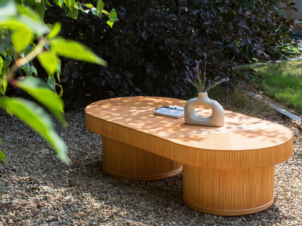 Airole Garden Coffee Table Rattan Brown