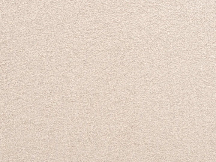 Bed Boucle 140 x 200 cm (EU Double) Beige Selina