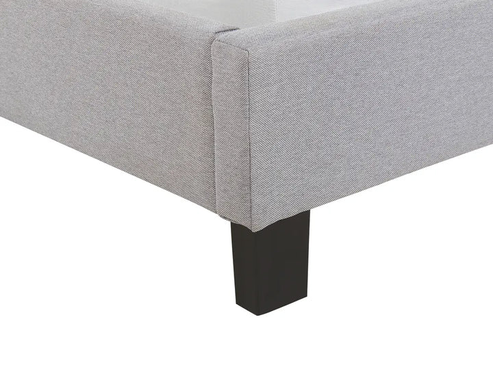 Bed Fabric 180 x 200 cm (EU Super King) Light Grey Odalys