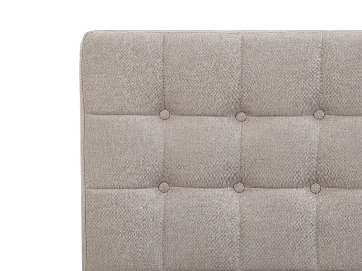Adjustable Bed Fabric 160 x 200 cm (EU King Size) Beige Fehi