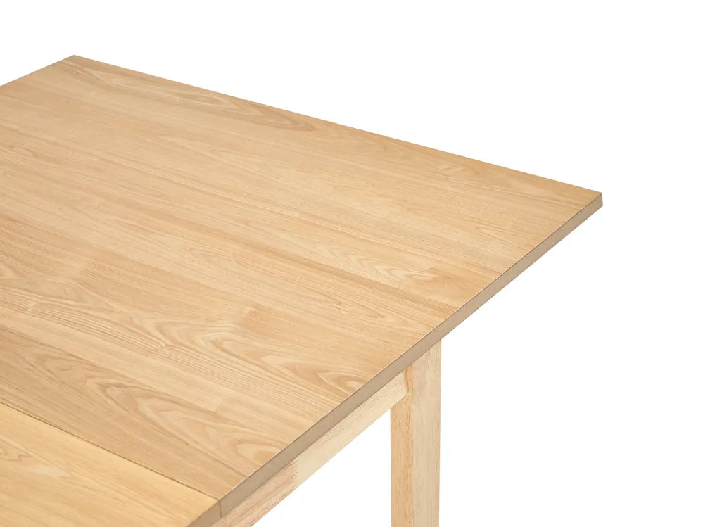 Extending Dining Table Light Ash Wood 160/200 cm 95 cm Baeumel