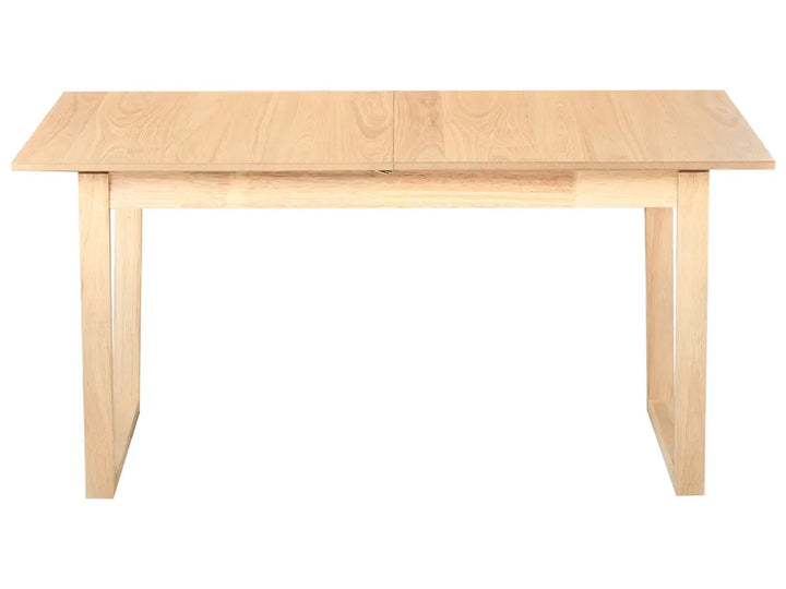 Extending Dining Table Light Ash Wood 160/200 cm 95 cm Baeumel