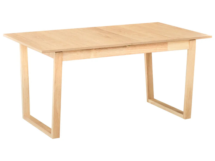Extending Dining Table Light Ash Wood 160/200 cm 95 cm Baeumel