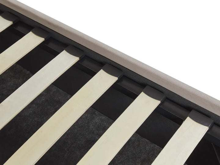 Ottoman Bed Velvet 180 x 200 cm (EU Super King) Taupe Stauton