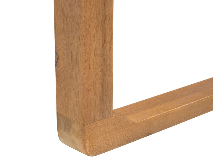 Sassari Garden Dining Table 180 cm 90 cm Acacia Wood Brown
