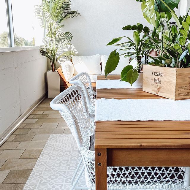 Sassari Garden Dining Table 180 cm 90 cm Acacia Wood Brown