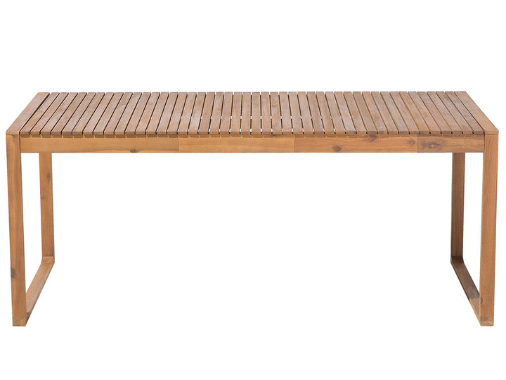 Sassari Garden Dining Table 180 cm 90 cm Acacia Wood Brown
