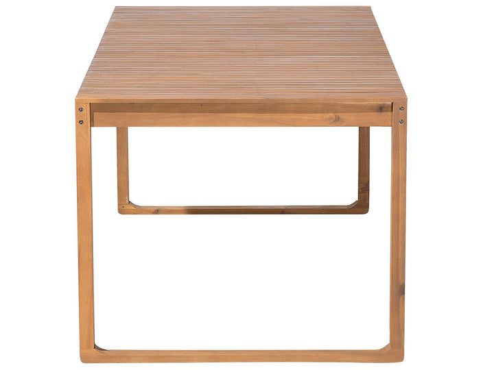 Sassari Garden Dining Table 180 cm 90 cm Acacia Wood Brown