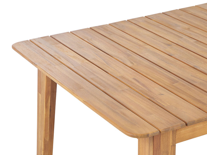 Fornelli Garden Dining Table 180 cm 90 cm Acacia Wood Brown