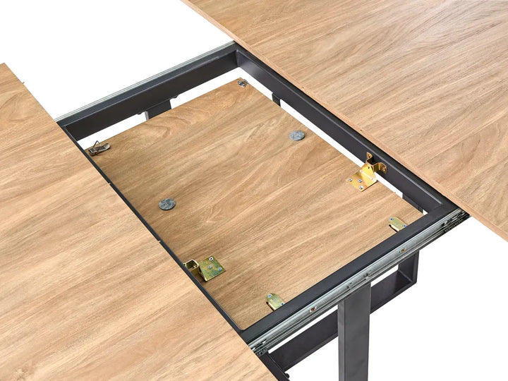 Extending Dining Table Brown 120/160 cm 120 cm Bende