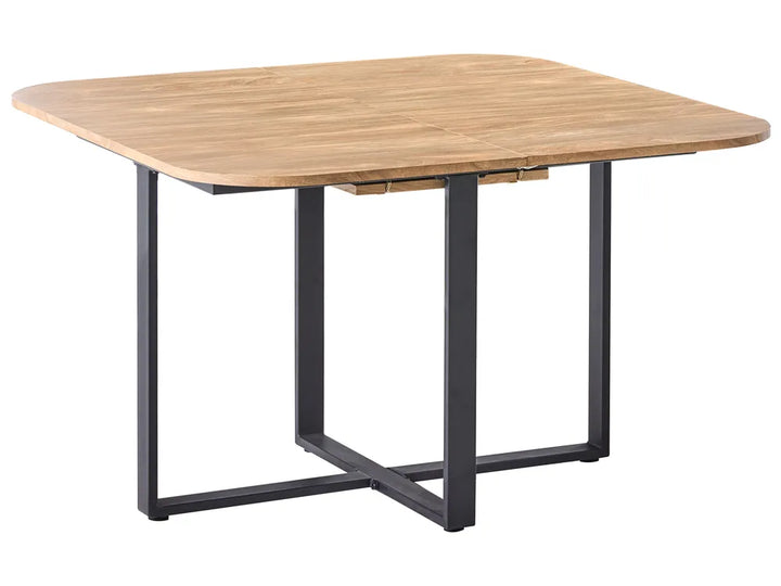 Extending Dining Table Brown 120/160 cm 120 cm Bende
