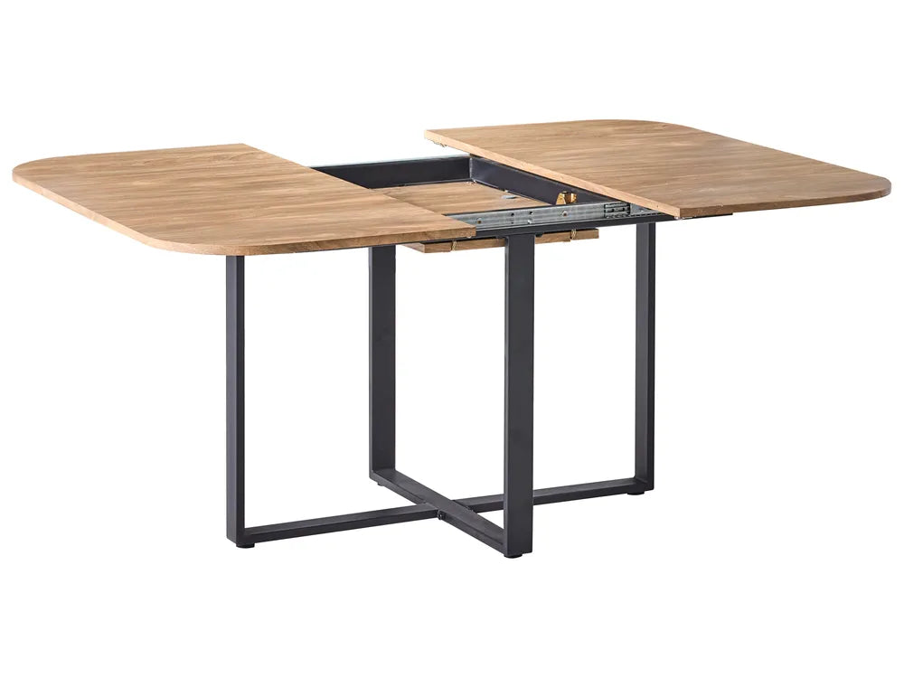 Extending Dining Table Brown 120/160 cm 120 cm Bende