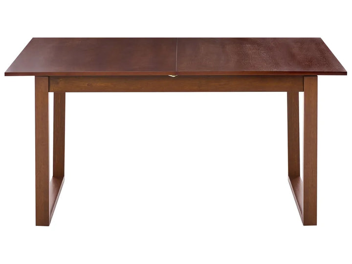 Extending Dining Table Dark Ash Wood 160/200 cm 95 cm Baeumel
