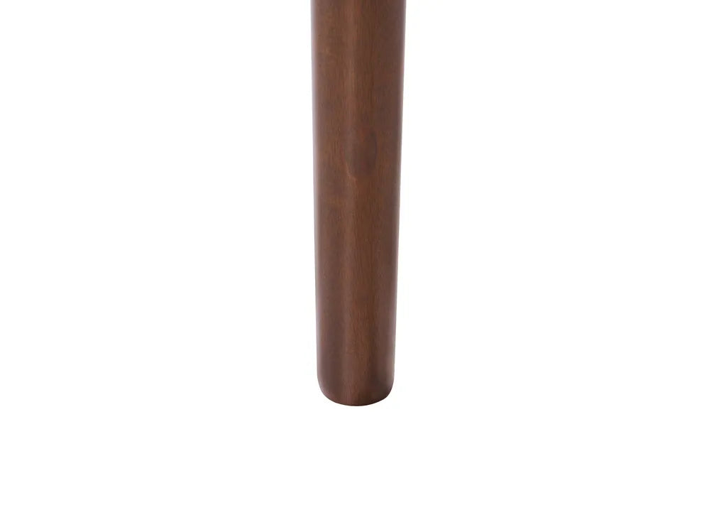 Extending Dining Table Dark Ash Wood 180/220 cm 90 cm Enley