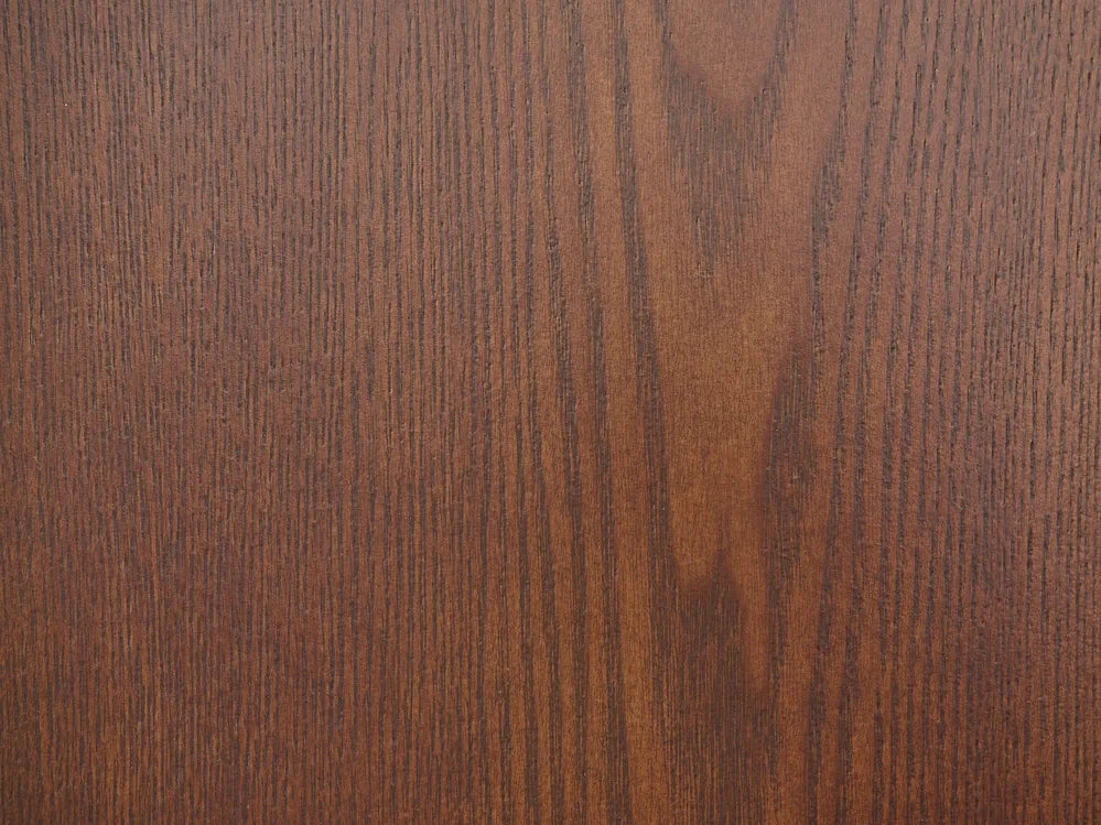 Extending Dining Table DELMAS Dark Ash Wood 160/200 cm 90 cm Landeros
