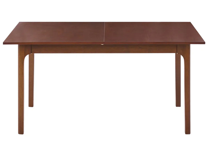 Extending Dining Table DELMAS Dark Ash Wood 160/200 cm 90 cm Landeros