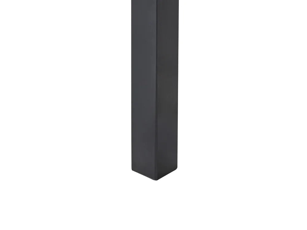 Extending Dining Table Light Brown/ Black 120/150 cm 90 cm Pine Wood Kris