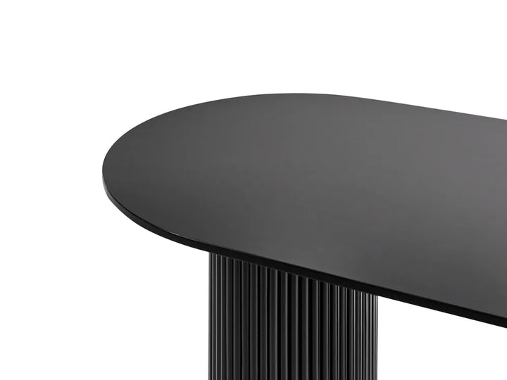 Dining Table Black 180 cm 100 cm Vannie