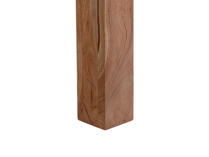 Outdoor Dining Table for 6 Brown 180 cm 90 cm Acacia Wood Barajas