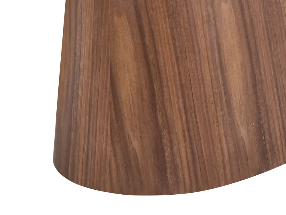Dining Table Dark Ash Wood 180 cm 90 cm Sacha
