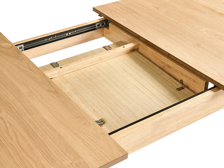 Extending Dining Table Light Ash Wood 160/200 cm 90 cm Landeros